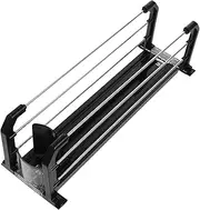 NAMOARLY 2 Sets Beverage Pusher Tray Rack Sliding Soda Dispenser for Fridge Easy Access Drink Organizer for Supermarkets Stores and Home Refrigerators User Friendly Design for Convenient
