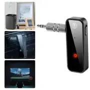 Wireless Bluetooth 5.0 3.5mm AUX Audio Music Receiver Stereo Home Car Adapter