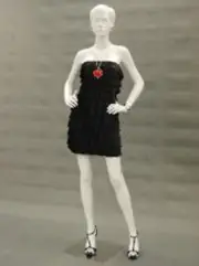 Female White High Gloss Display Mannequin Manikin Manequin Dress Form #ABBYW3