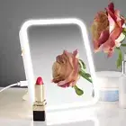 1 Set Lighted Makeup Mirror Multifunctional Makeup Tool Usb Table