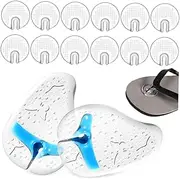 TOVINANNA 7pairs Thong Sandal Toe Protectors Gel Cushion Inserts for Foot Portable and Stylish Toe Guards for Sandals Slippers and Footwear with Ample Quantity