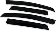 JOBOUND Window Visor, for Shuttle 2015 2016 2017 2018 2019 2020 2021 Car Side Weathershield Window Rain Guards Sun Rain Protectors Door Visor Rain Sun Guard Protectors
