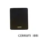 【Cerruti 1881】限量2折 義大利頂級小牛皮6卡短夾 全新專櫃展示品(黑色 CEPU05433M)
