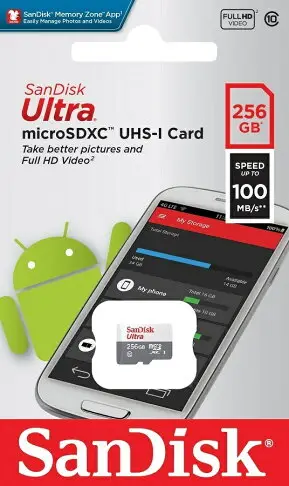 SanDisk 256GB 256G microSDXC【100MB/s】Ultra micro SD UHS C10 SDSQUNR-256G手機記憶卡