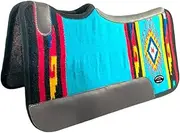 CHALLENGER Horse 32"x30" Western Contoured Therapeutic Woven Wool Felt Saddle Pad 39251 39251