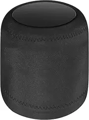 Geekria Lycra Speaker Cover for Apple HomePod 2/1 Smart Speaker Cover, Dust Cover, Replacement Bluetooth Speaker Cover (Black)