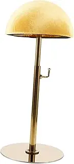 COMPUKAS Freestanding Hat Stand with Base Elegant Tabletop Display for Caps and Wigs Durable Metal Holder for Showcasing Mannequin Heads and Hairpieces