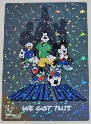 Disney Store 30th Anniversary Postcard MICKEY MOUSE Donald Duck GOOFY GAME DAY