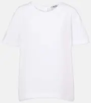 ['S Max Mara] 'S Max Mara Dahlia cotton jersey T-shirt UK 14 white