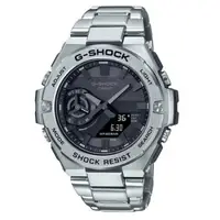 在飛比找森森購物網優惠-【CASIO 卡西歐】G-SHOCK 雙顯錶不鏽鋼錶帶 太陽