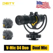 Deity V-Mic D4 Duo Microphone Portable Interview Mic for Smartphones Camera DSLR