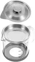 BESTYASH Fine Mesh Strainer Oil Filter Pot Grease Container with Scale for Kitchen Multi Functional Cooking Oil Storage and Juice Filter