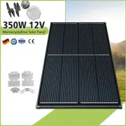 350W Solar Panel Kit Mono Home Off-Grid Caravan Camping Power Battery Charging