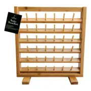 NEW Timber & Thread 36 Spool Bamboo Rack By Spotlight