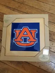 University of Auburn - Ceramic Trivet Wall Decor - 8 x 8 - Cypress Home - New