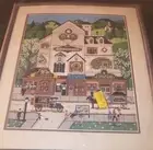 Dimensions 2325 Olde Time Shoppes Charles Wysocki Collection Needlepoint Kit