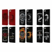 OFFICIAL MOTORHEAD TOURS LEATHER BOOK WALLET CASE COVER FOR APPLE iPOD TOUCH MP3