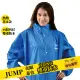 JUMP 前開連身休閒風雨衣(2XL~4XL)-JP1991藍色