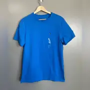 Tommy Hilfiger tee shirt blue quick drying size small #preppy #academia casual