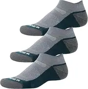 [WANDER] Merino Wool Ankle Running Hiking Socks 3 Pairs Lightweight Cushioned Sweat-Wicking No Show Athletic Socks Men Women