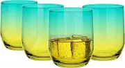 Glasmark Low Glass, Drinking Glasses, Highball Glass, Water Glasses, Cocktail, Perfect for Home, Restaurants and Parties, Glasses Set, Classic Shape, Set of 4, 300 ml