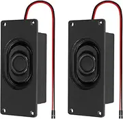 2Pcs Audio Speaker 3 Watt 8 Ohm Speaker 8ohm 3W Loundspeaker 2.54mm Interface Speaker for Small Electronic Projects Advertising Machines LCD TV Monitors