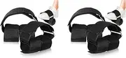 Dumbbell Ankle Straps Adjustable Heavy-Duty Nylon Foot Attachments for Leg Workouts, Hamstring Curls Home Gym