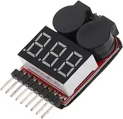Yardenfun Lithium Battery Voltage Tester 1- Lipo Battery Checker Digital Capacity Monitor Alarm