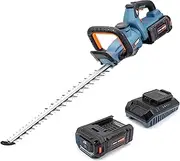SENIX X6 60V Max* Battery Powered 26" Cordless Hedge Trimmer with Brushless Motor, Double-Sided Dual Action Blades, 1-1/4" Cutting Capacity, 3.0 Ah Lithium-ion Battery & Charger Included (HTX6-M1)