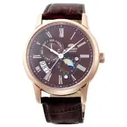 Orient RA-AK0009T30B Mechanical Classic Watch, Leather Strap Watch