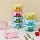 Plastic Containers Bpa-free Storage Stackable Container Set with Sealing