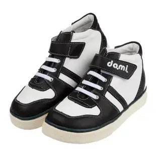 【布布童鞋】台灣製黑色經典中筒兒童預防矯正鞋休閒鞋(Z1E502D)