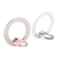 在飛比找momo購物網優惠-【hoda】MagSafe 磁吸鋅合金指環支架