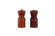 TRENTON WOODEN SALT AND PEPPER SHAKER SET - 10cm OR 15cm
