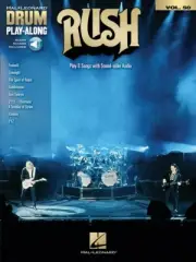 Rush Drum Play-Along Sheet Music Book and Audio NEW 000348353
