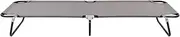 Camping Sunloungers Reclining Patio ChairsFolding Sun Lounger Grey Steel