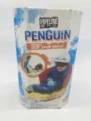 Pipeline Sno Penguin Snowpal Inflatable Pull Along Sled W/Pull Rope Age 1-3 33in
