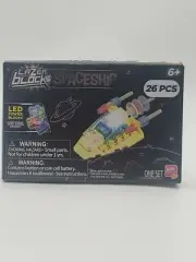 Spaceship Lazer Blocks LED Power Blocks Building Set 26 Pieces BN Never Opened!