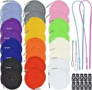 24Pcs 12 Colors Drawstring Replacement Drawstring Cords Clothing Drawstring