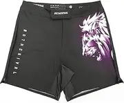 [TPAZGHE] Sports Mens MMA Fight Shorts, Black Jack UFC, BJJ, Grappling, Jiu Jitsu Shorts