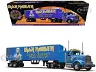 "IRON MAIDEN" TRANSPORT TRUCK BLUE 1/50 DIECAST MODEL BY CORGI CC55704