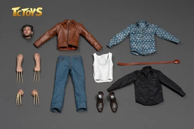 Top Copy Toys 1/6 Wolfman Head & Clothing Set Fit 12" Action Figure Body Toys