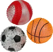 [MP51083] MULTIPET Doglucent TPR Sports Ball 3,1 Pack of 1 Piece