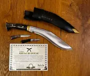 Nepal Gurkha KUKRI Knife - 15" Handmade Khukuri Sheath Genuine Certificate