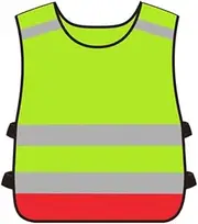 [KGVSLIXYT] Safety Vest High Vis, Reflective Suit High-Visibility Safety Reflective Vest, for Outdoor Night Activities Clothing Construction Vest