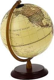 ibasenice Decorative World Globe Vintage Desk Toys Terrestrial Globe for Office Home Present Educational