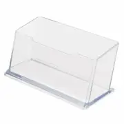 10PC Clear Desktop Business Card Holder Display PMMA Stand Plastic Desk Shelf