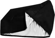 Engine Hood Dust Cover Outboard Motor Covers Equipment Protective Cover Boat Motor Cover Thickened Motorcycle Cover Hood Covers for Cars Outboard Motor Bag Black Polyester