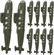 BCOATH 12pcs Simulated Models Toy Model Ship Decorative Submarines Decor Fake Submarines Model Kids Playthings Simulated Submarines Pp Crafts Child Desktop
