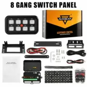 8-Gang LED Switch Panel Electronic Relay Control System Car Marine Boat 12V 24V (for: Audi)